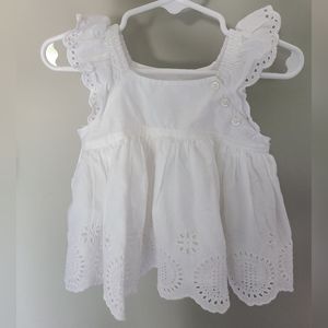 Baby gap dress white